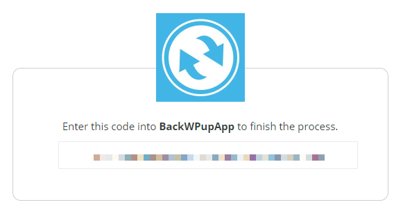 Setting up Dropbox's API with BackWPup