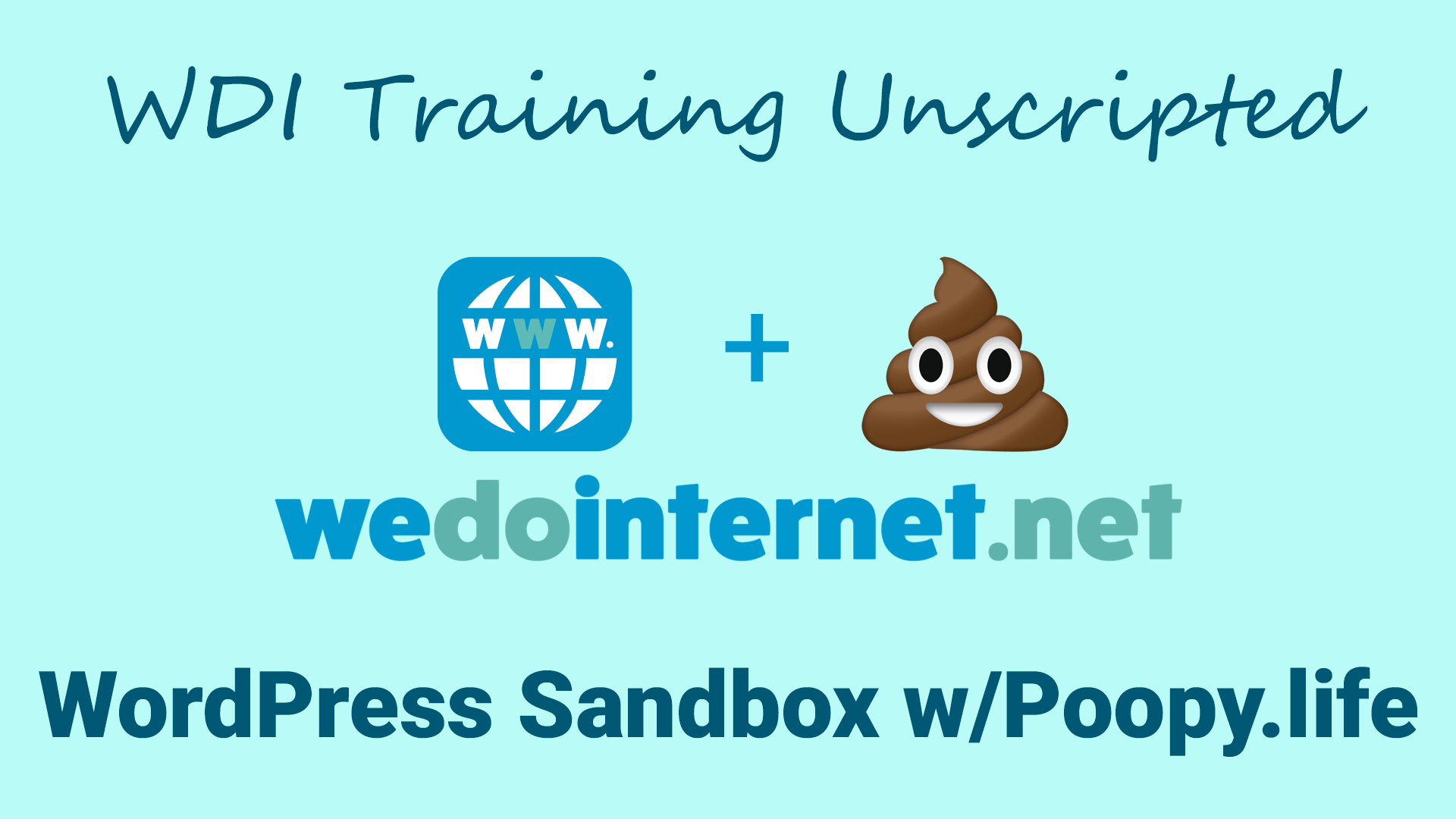 We Do Internet image of poopy,life WordPress Sandbox Poopy.life training.
